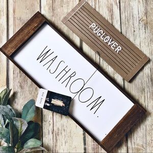 RAE DUNN bath tray { WASHROOM }